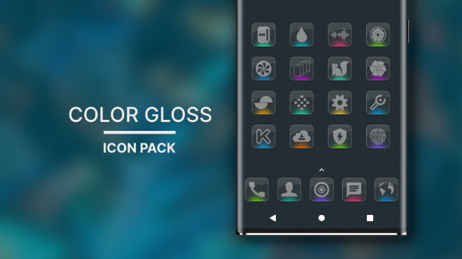 Color Gloss Icon Pack for Android